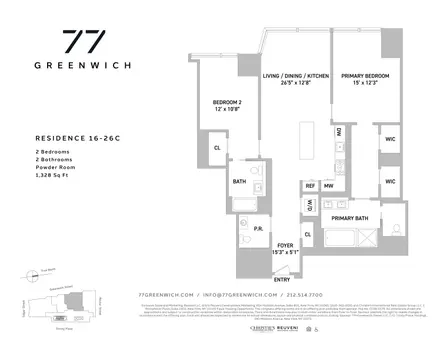 77 Greenwich Street, #20C