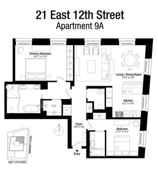 21E12, 21 East 12th Street, #9A