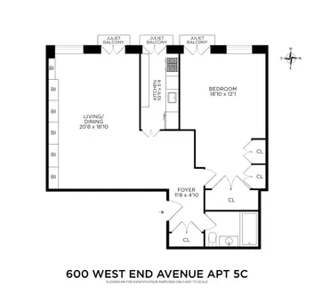 600 West End Avenue, #5C