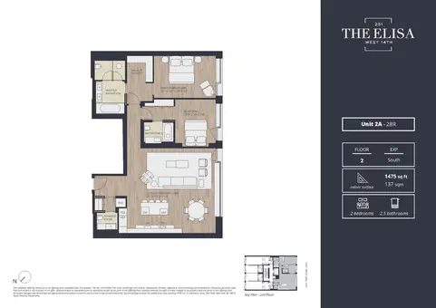 The Elisa, 251 West 14th Street, #2A