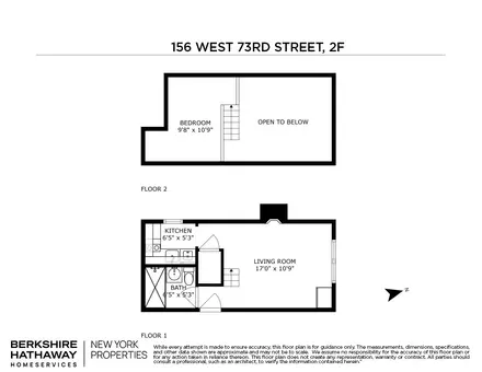 156 West 73rd Street, #2F