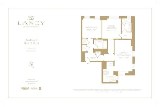 The Laney, 201 West 77th Street, #16E