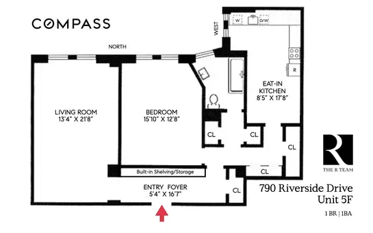 The Riviera, 790 Riverside Drive, #5F