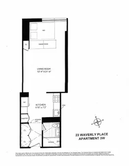 Waverly Mews, 23 Waverly Place, #3W