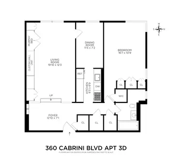 360 Cabrini Boulevard, #3D