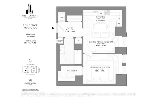 Waldorf Astoria Residences, 305 Park Avenue, #2109