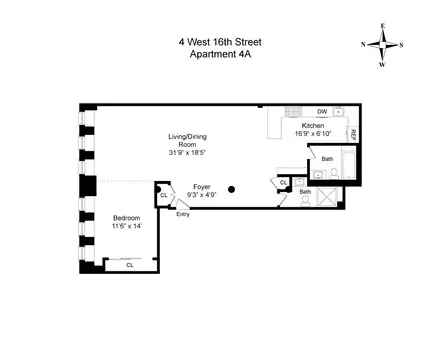 4 West 16th Street, #4A