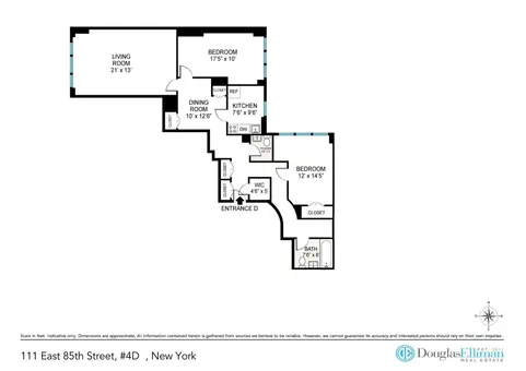 The Savoy, 111 East 85th Street, #4D