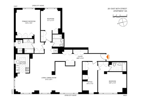 The Richmond, 201 East 80th Street, #16A