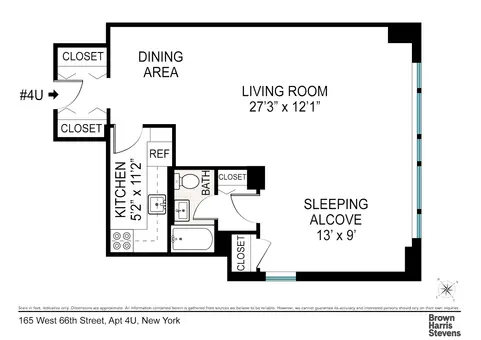 Lincoln Terrace, 165 West 66th Street, #4U