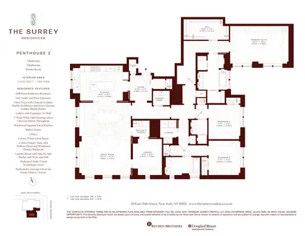 The Surrey Residences, 20 East 76th Street, #PH2