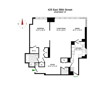 The Sovereign, 425 East 58th Street, #4F