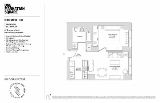 One Manhattan Square, 252 South Street, #25K