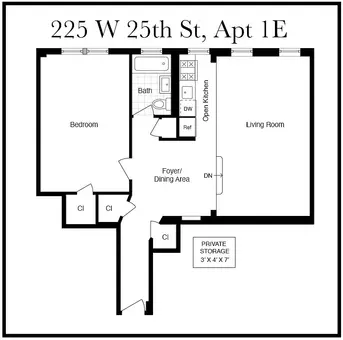 225 West 25th Street, #1E