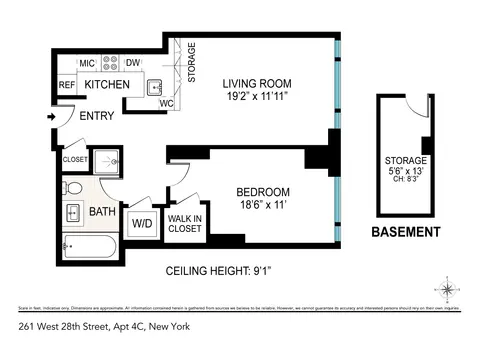 Onyx Chelsea, 261 West 28th Street, #4C