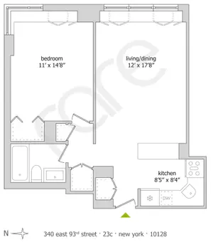 Plymouth Tower, 340 East 93rd Street, #23C