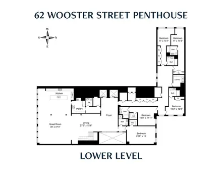 The Lofts at 62 Wooster, 62 Wooster Street, #PH