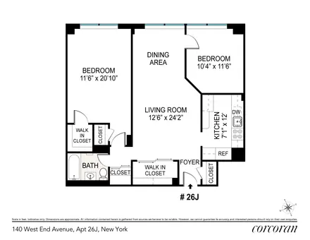 Lincoln Towers, 140 West End Avenue, #26J