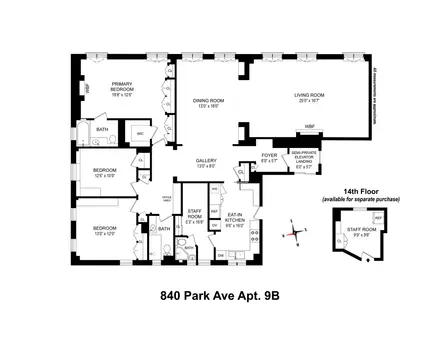 840 Park Avenue, #9B