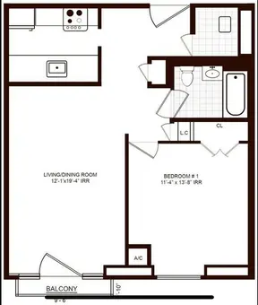 The Aqua Condominium, 415 Leonard Street, #5H