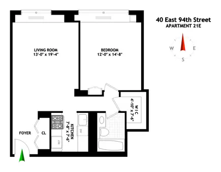 Carnegie Hill Tower, 40 East 94th Street, #21E