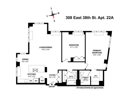 The Vantage, 308 East 38th Street, #22A