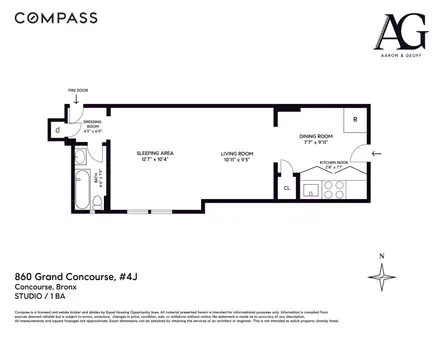 860 Grand Concourse, #4J