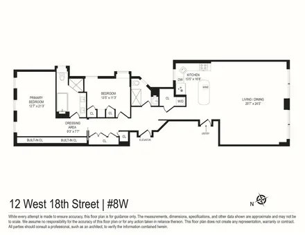 The Randolph, 12 West 18th Street, #8W