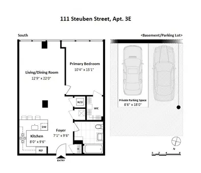 The Absolute, 111 Steuben Street, #3E