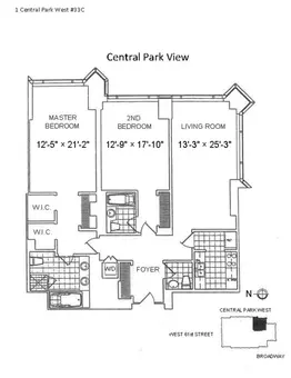 1 Central Park West, #33C