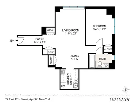 77 East 12th Street, #9K