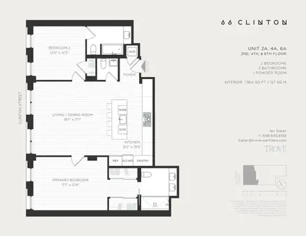 Sixty Six Clinton, 66 Clinton Street, #2A