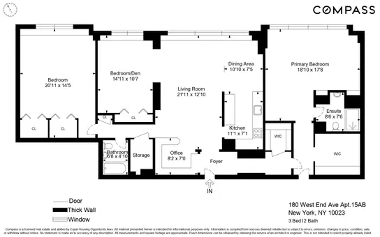 Lincoln Towers, 180 West End Avenue, #15AB