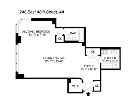 Turtle Bay House, 249 East 48th Street, #4A