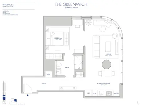 The Greenwich by Rafael Vinoly, 125 Greenwich Street, #51A