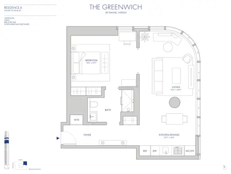 The Greenwich by Rafael Vinoly, 125 Greenwich Street, #72A