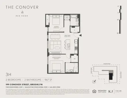 The Conover, 199 Conover Street, #3H