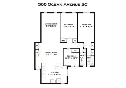 500 Ocean Avenue, #5C