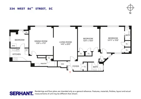 334 West 86th Street, #5C