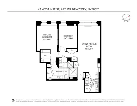 The Sofia, 43 West 61st Street, #17N