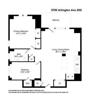 Skyview on Hudson, 5700 Arlington Avenue, #20G