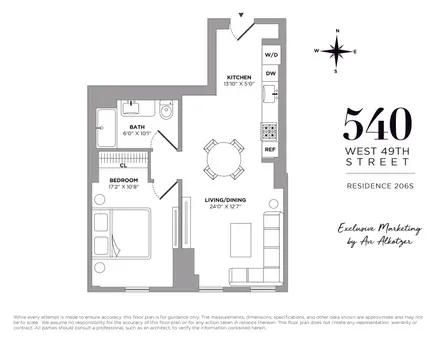 540 West 49th Street, #206S