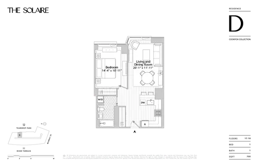 The Solaire, 20 River Terrace, #17D