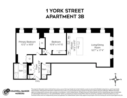 1 York Street, #3B