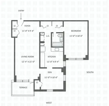 Concourse Towers, 1020 Grand Concourse, #14E