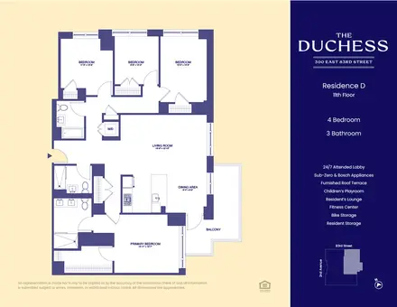 The Duchess, 300 East 83rd Street, #11D