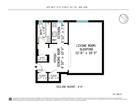 405 West 57th Street, #6C