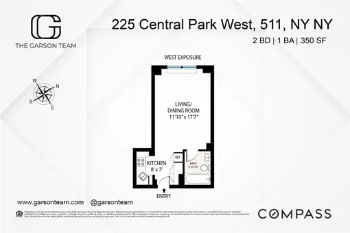 The Alden, 225 Central Park West, #511