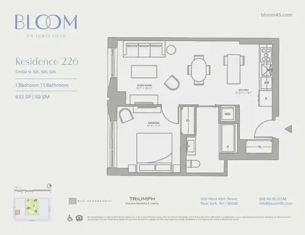 Bloom 45, 500  West 45th Street, #626