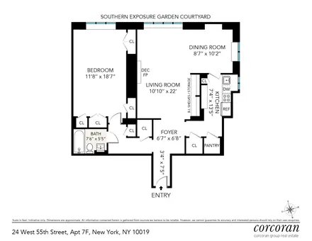 Rockefeller Apartments, 24 West 55th Street, #7F